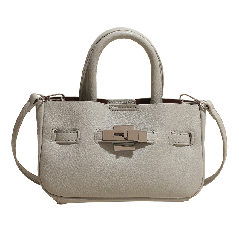 Alto sentido de lichi estampado bolso de mano Kelly2025 nuevo comercio exterior super caliente viaje bolsa de cubo de agua de moda bolsa de mochila versátil