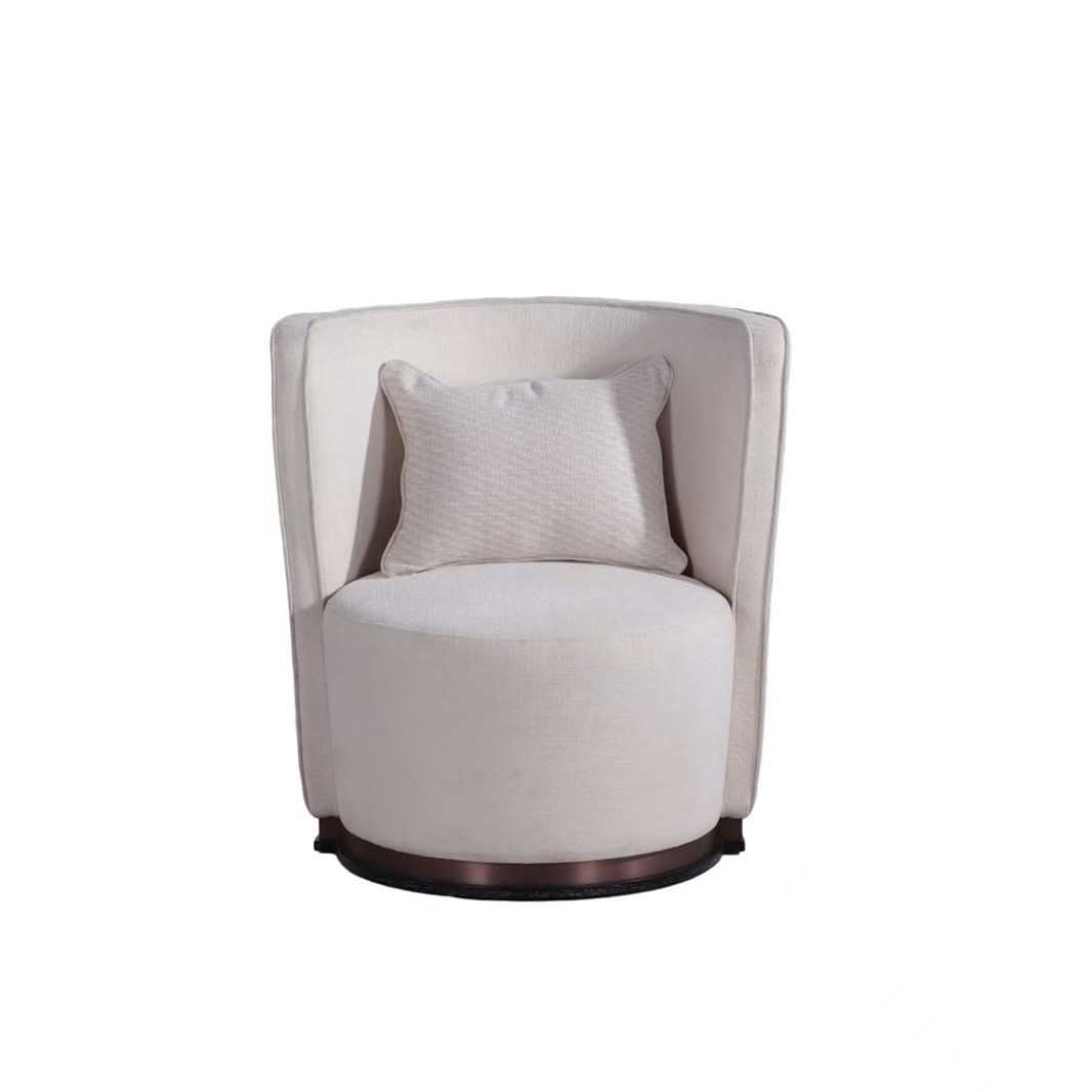 网红意式皮沙发客厅现代简约酒店咖啡厅套装轻奢单人休闲椅子