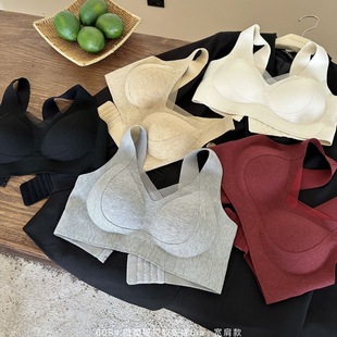 605# autumn and winter sanding warm muscle lifting underwear women's volleyball deduction soft support seamless gathered anti-sagging bra