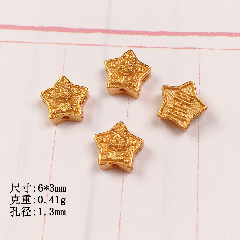 s925 silver gold-plated dragon fish accessories bracelet braided rope necklace string decoration diy handmade beads semi-finished products