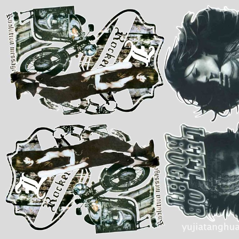 宇佳烫画厂 环保烫画 过粉烫画 T恤烫画 男女装烫画