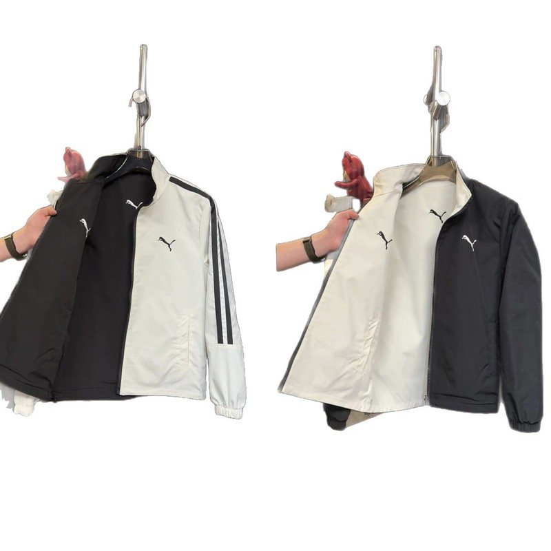 Jian Shang シンプル紳士服店 【両面服】春新作刺繍入り万能カジュアルファッションジャケット|undefined