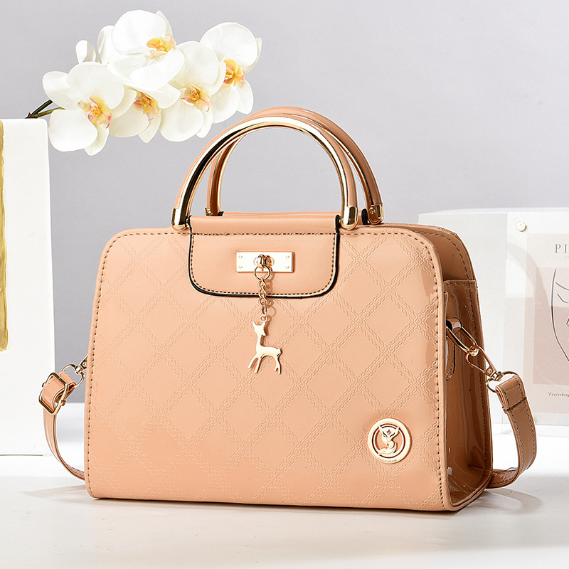 Bolsas de mujer de comercio exterior transfronterizo bolsas de mano de alto nivel de color sólido bolsas de mano de hombro