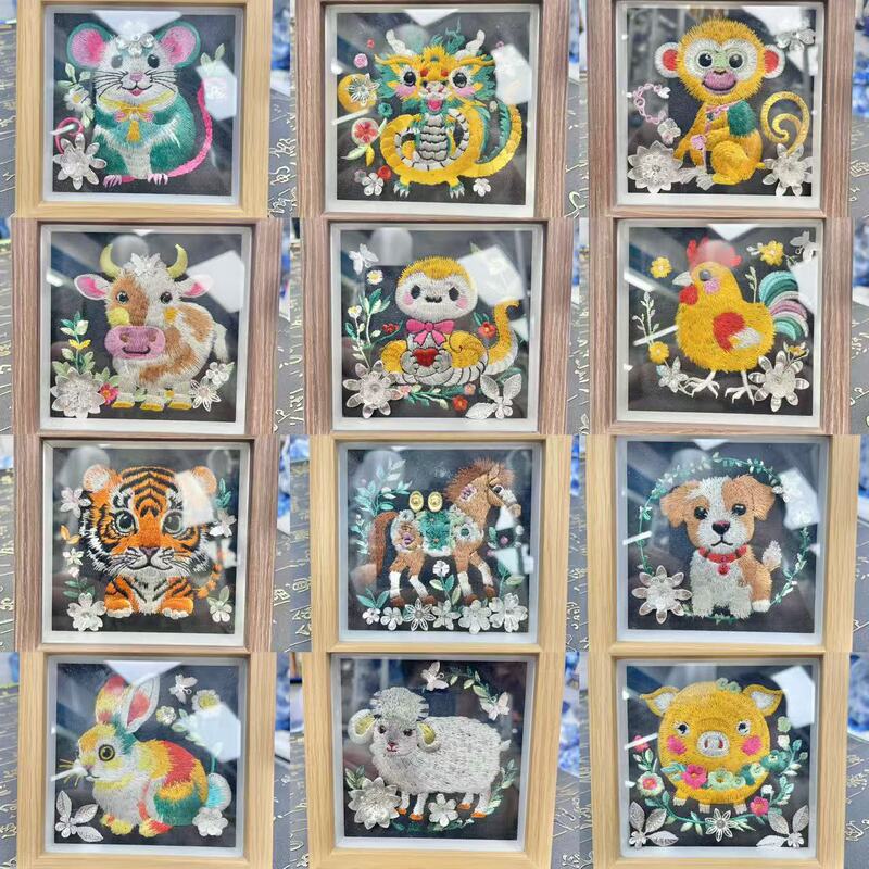 ✅ Guizhou Miao Ethnic Embroidery Photo Frame, Ethnic Style Ornament, Silver Photo Frame, Cultural and Creative Souvenir, Zodiac Photo Frame, Cartoon New ✅ Guizhou Miao Ethnic Embroidery Photo Frame, Ethnic Style Ornament, Silver Photo Frame, Cultural and Creative Souvenir, Zodiac Photo Frame, Cartoon New
