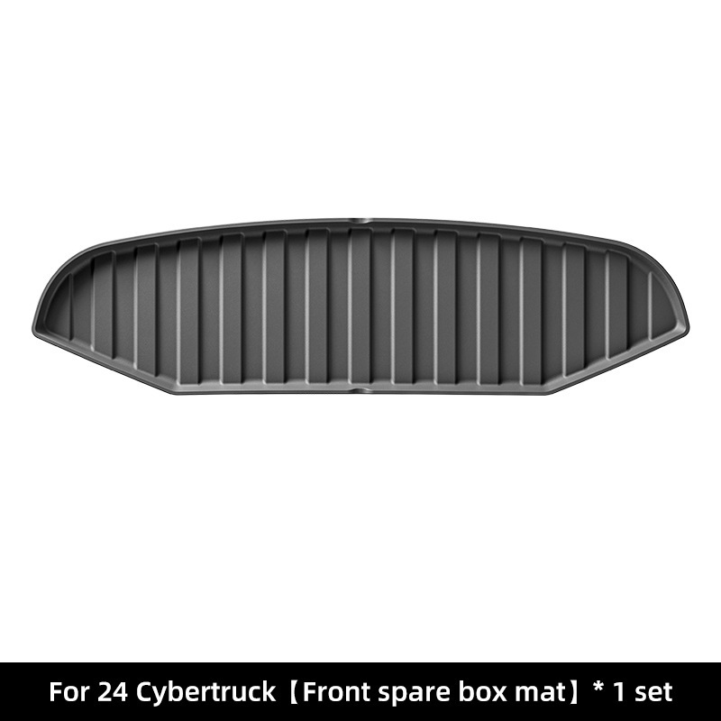 Tesla – TPE Floor Modelə uyğun ayaqaltı - 2024-tesla-cybertruck-front-trunk-mat