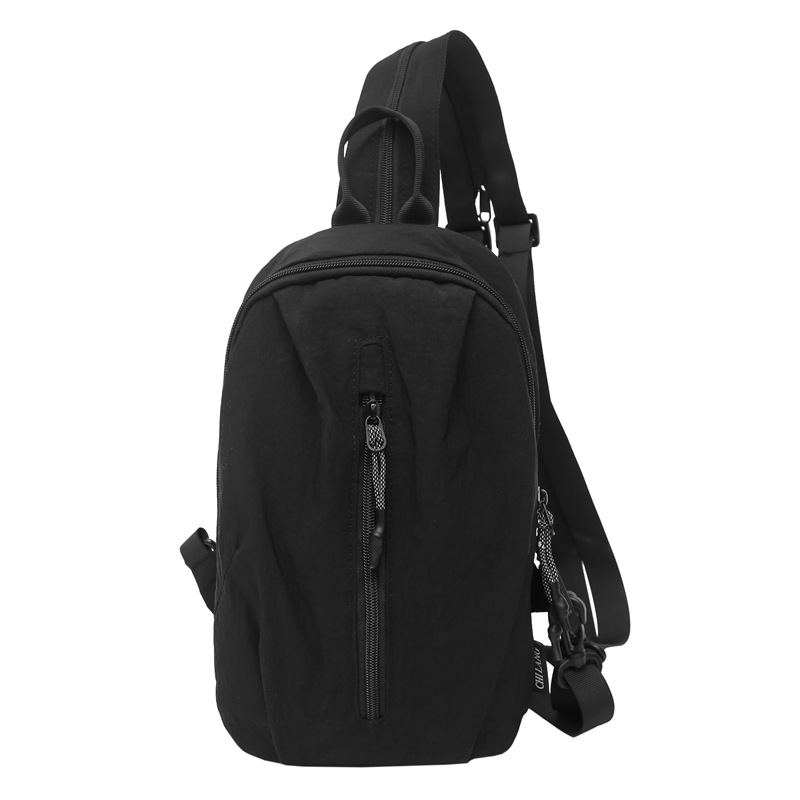 Nuevo estilo pequeño y fresco bolso de mensajero de pareja para hombres y mujeres, mochila de moda simple, mochila de ocio al aire libre de ciclismo multifuncional