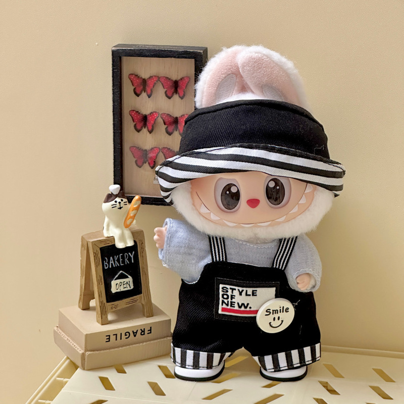 仅衣服适用于17cm拉布布搪胶娃娃毛绒公仔等可穿衣服换装着替服装|undefined