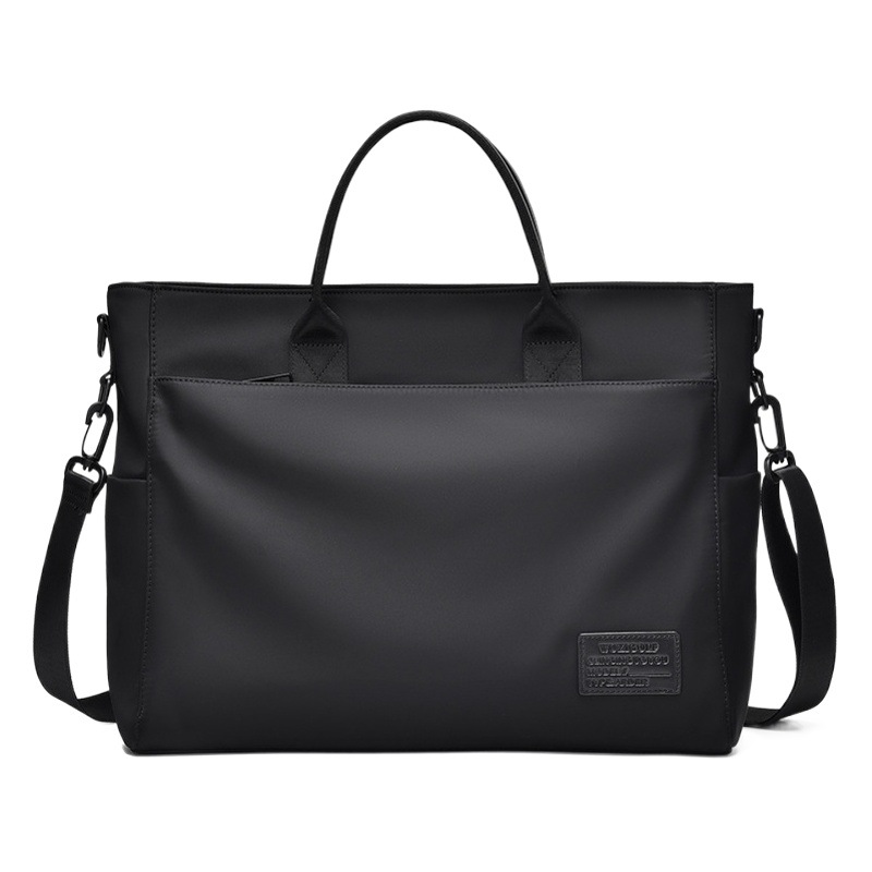 Cross-Border Wholesale Horizontal Waterproof Men's Handbags, Casual Youth Briefcases, Computer Bags, Business Men's Backpacks, Anti-Theft