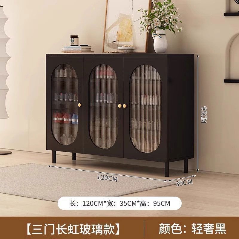藤编简约鞋柜门口大容量法式靠墙玄关轻奢藤编储物柜收纳入户鞋柜|undefined