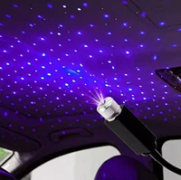 Автомобильный световой свет USB без установки Автомобиль модифицированный салон крыши красный звездный свет