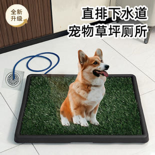 Flushing Lawn Dog Toilet Straight Sewer Small and Medium-Sized Dog Urinal Automatic Toilet Artifact Free Urine Pad Splicing