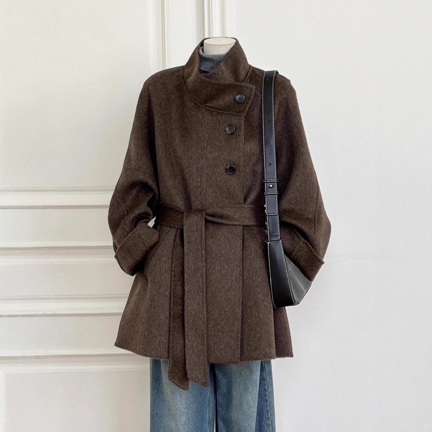 Trendy Coats 2026 New Woolen Jackets for Petite Figures, High-End Style, Elegant Korean Casual Tops, Fashionable