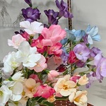 仿真单支多头油桐花婚礼场地装饰家居摆件假花人造花批发油桐花