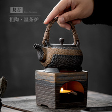 中式仿古茶壶温茶炉整套蜡烛加热炉提梁壶套装家用功夫茶具泡茶壶