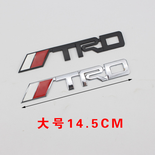 TRD Metal Decal Car Modification Decal 3D Stereo Car Body Decal