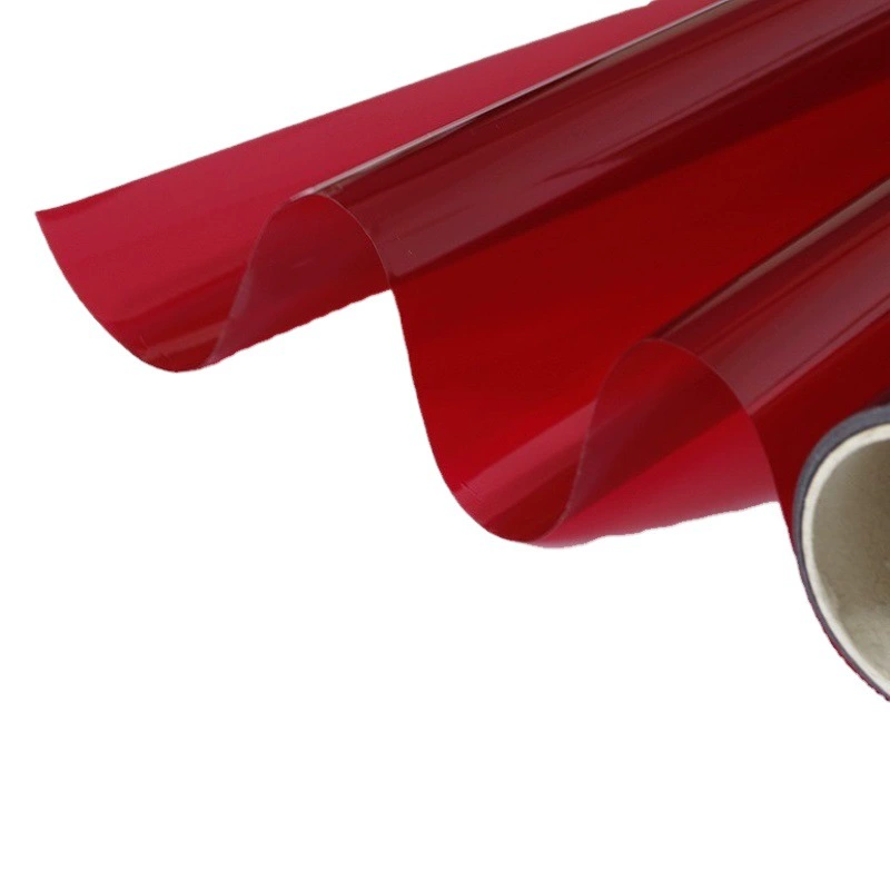 Цвет оконного стекла декоративная пленка зеленый желтый синий фиолетовый розовый красный прозрачная пленка солнцезащитный крем теплоизоляция прозрачная наклейка