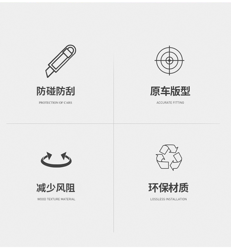 外贸特斯拉尾翼