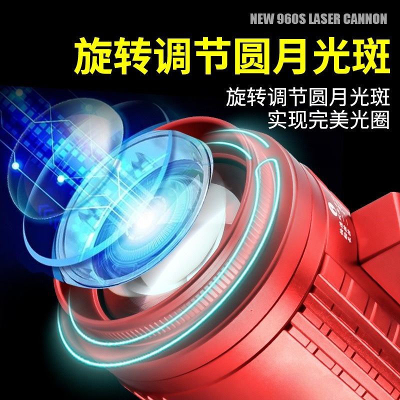 Nueva luz de pesca transfronteriza, luz de pesca nocturna, enfoque ajustable, fuente de luz de cuatro colores, luz de pesca de alta potencia, luz de pesca en plataforma, equipo de pesca en balsa