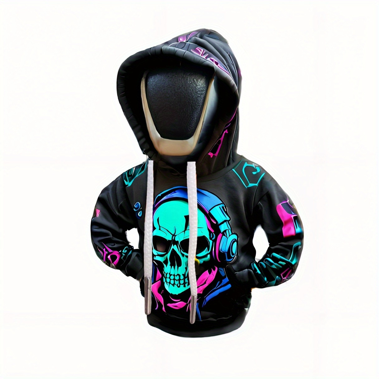 Source Factory Car Gear Shift Lever Hooded Skull Interior Decoration Accessories Gear Dust Cover Shift Lever Car Accessory