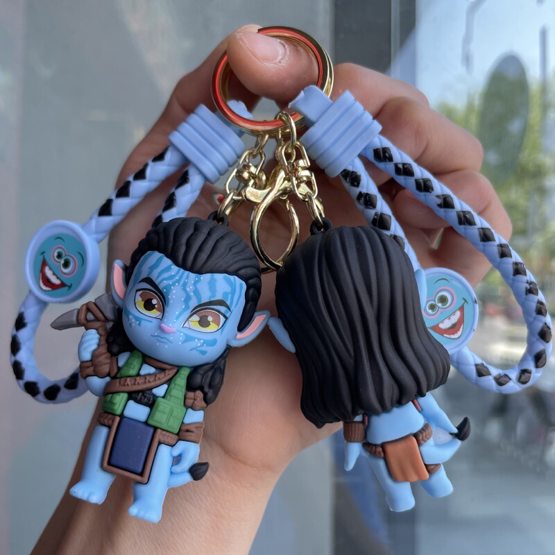 国境を越えた漫画アバターのキーホルダー立体人形バッグカップルストラップ自動車キーホルダー小プレゼント卸売り|undefined