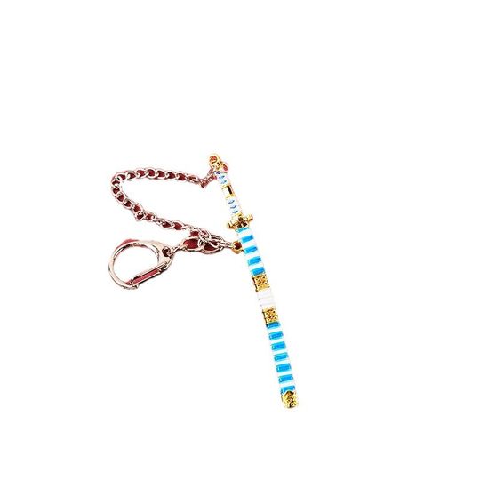 Mini Samurai Swords Around Solon Black Swords Autumn Water Weapon Model Mini Alloy Samurai Swords Toy Keychain