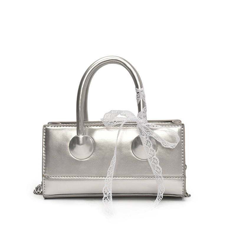 2025 verano venta caliente nuevo bolso cuadrado pequeño portátil moda todo fósforo bolso de mensajero de un solo hombro diseño de nicho bolso femenino de moda