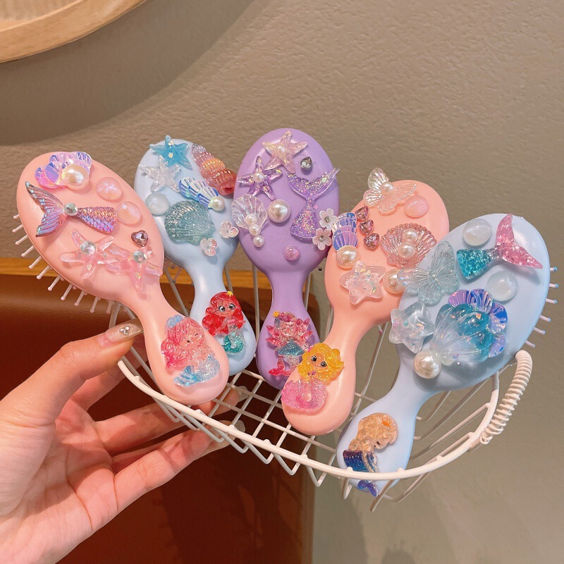 Children's Air Cushion Massage Comb for Little Girls, Gentle on Hair, Home Use Comb for Girls, High Crown Volume, Anti-Static Airbag Comb Children's Air Cushion Massage Comb for Little Girls, Gentle on Hair, Home Use Comb for Girls, High Crown Volume, Anti-Static Airbag Comb