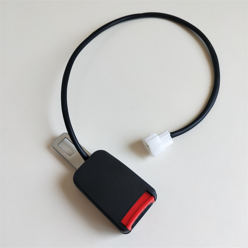 in stock car seat belt seat socket with alarm line bus seat belt lock buckle truck forklift slot wholesale