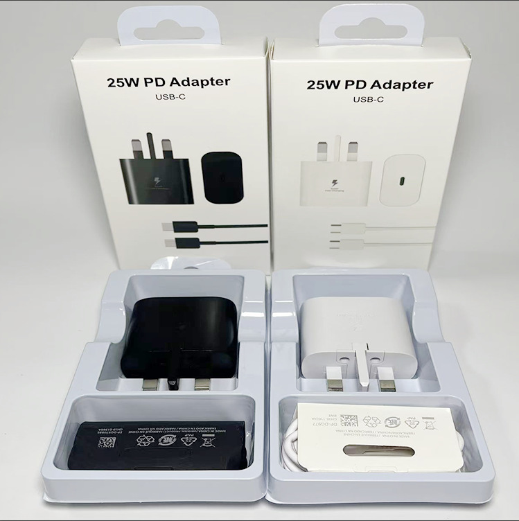 Cross-Border Applicable Samsung Pd45W Fast Charging Head Us Standard European Standard 25W British Standard Charger Set S22 Super Flash Charging Cross-Border Applicable Samsung Pd45W Fast Charging Head Us Standard European Standard 25W British Standard Charger Set S22 Super Flash Charging