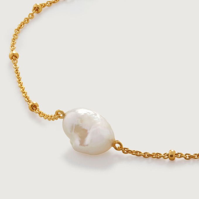 Freshwater Baroque Pearl Bracelet Image 4