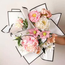 新款包花纸批发双面双色花束包装纸diy花束材料礼物鲜花包装纸材