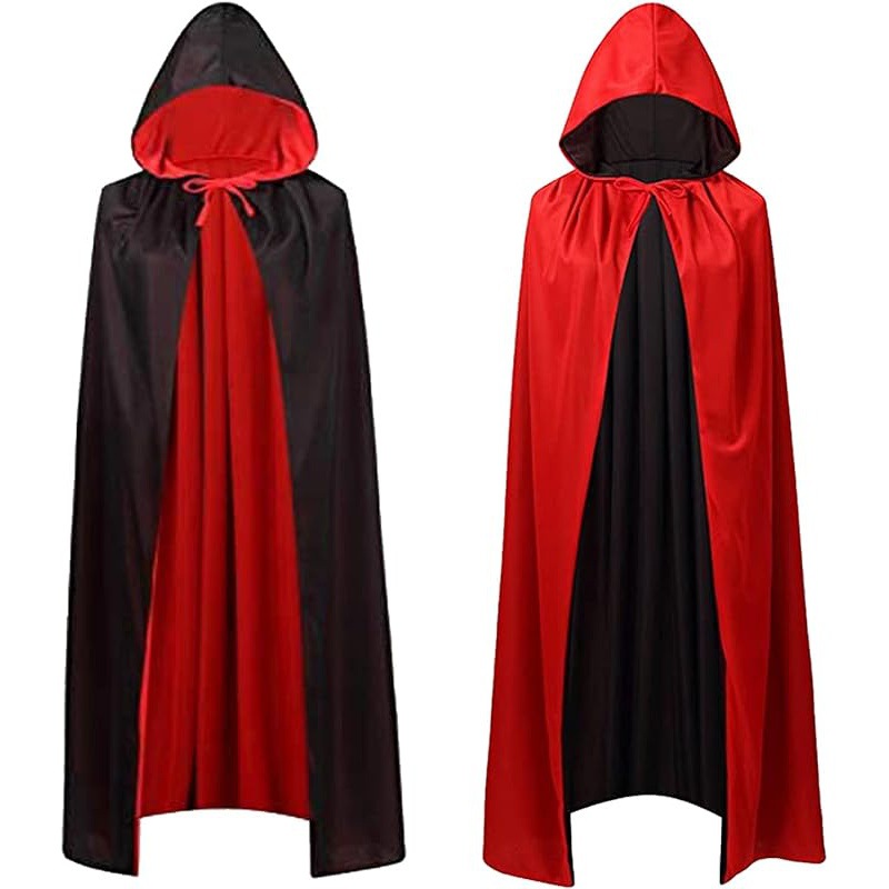 Black and red (having a hat)