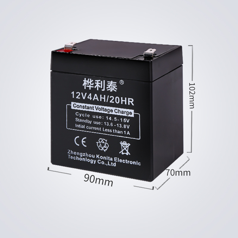 12V4AH Lead-acid Battery for Emergency Lights, Door-controlled Fire Backup Power, Automatic Door Battery