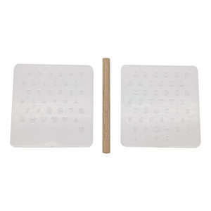 DIY cuero hecho a mano tallado forma herramienta aceite pluma sello cuchillo de corte punzonado