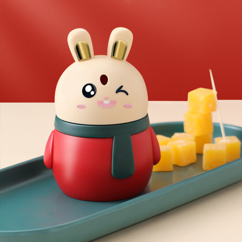 Automatic Pop-up High-End Household Creative Can Business Cute Cartoon Plastic Toothpick Box