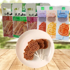 金晔 [原味蓝莓桑葚山楂棒蔬果玫瑰红枣山楂条整包5斤批发休闲零食]
