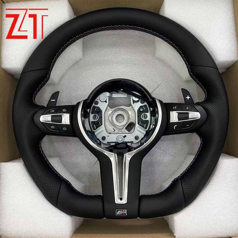 BMW Genuine Leather Steering Wheel Assembly for BMW M Series (Steering wheel) - bmw-f30-m3