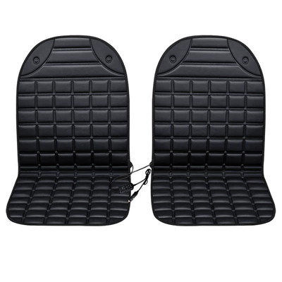 Cushion 12V Electric Heated Seat – Multi-function pad - black-main-and-auxiliary-seats