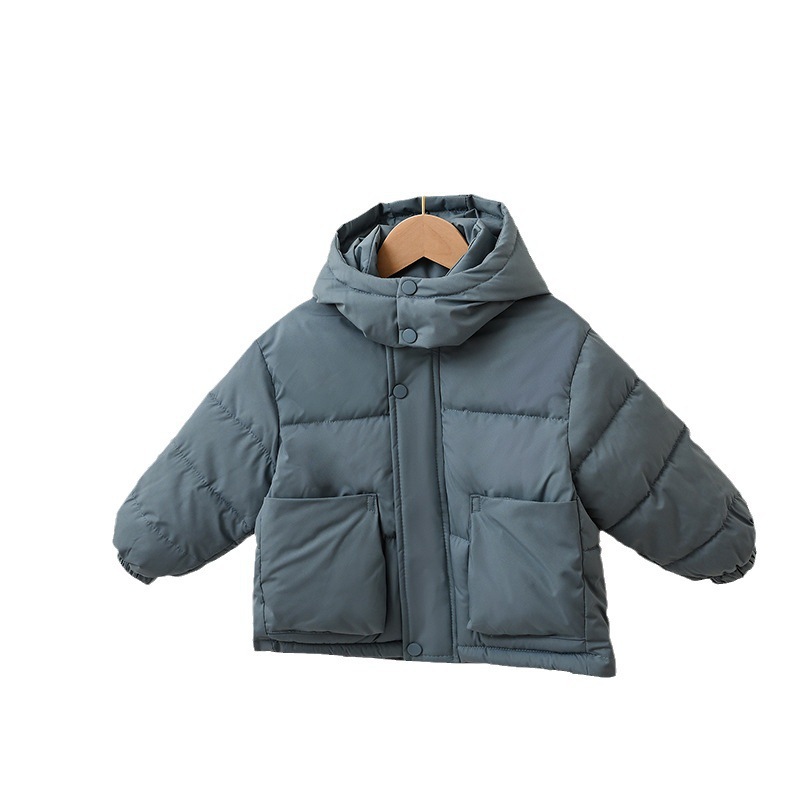 Hombres y niñas abrigo de invierno grueso 2025 nuevo bebé niño niño vestido de algodón de otoño y invierno