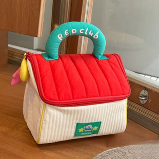 Cute House Skincare Storage Bag Women's Large Capacity Cosmetic Bag Portable Travel Washing and Finishing Storage Bag