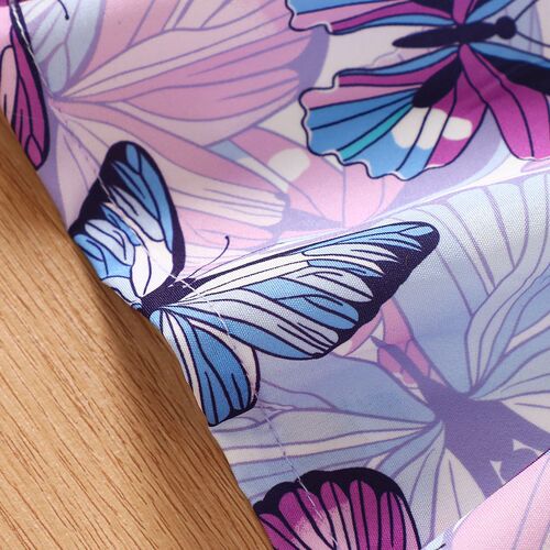 Cross-border Instagram junior girls summer fly sleeve short sleeve bow print two-piece fashionable dress trendy