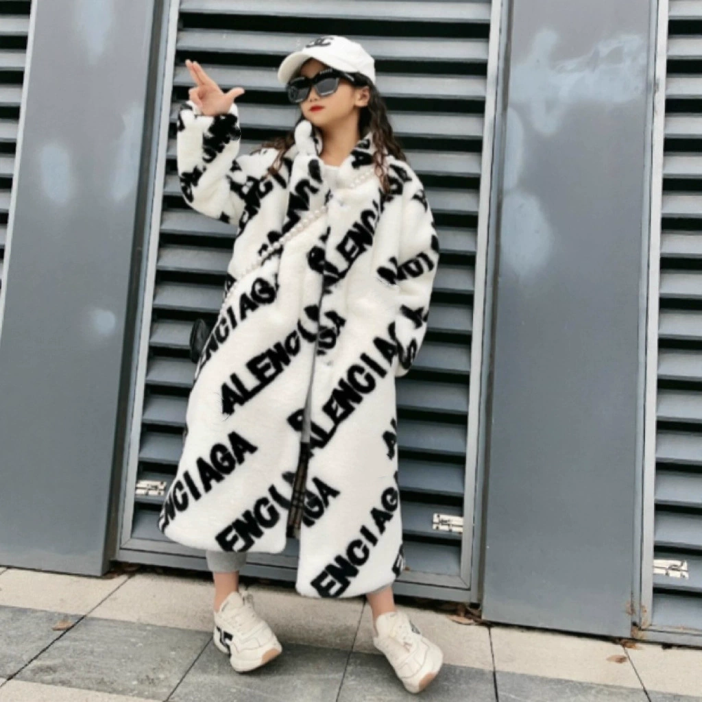 Детское зимнее пальто, куртка, свитер, детская одежда,Oversize, увеличенная толщина