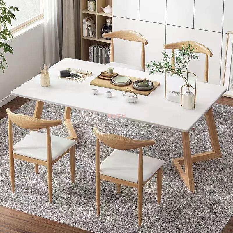 茶桌椅组合茶桌办公家用茶台长方形桌现代简约功餐桌夫套装泡茶桌|undefined