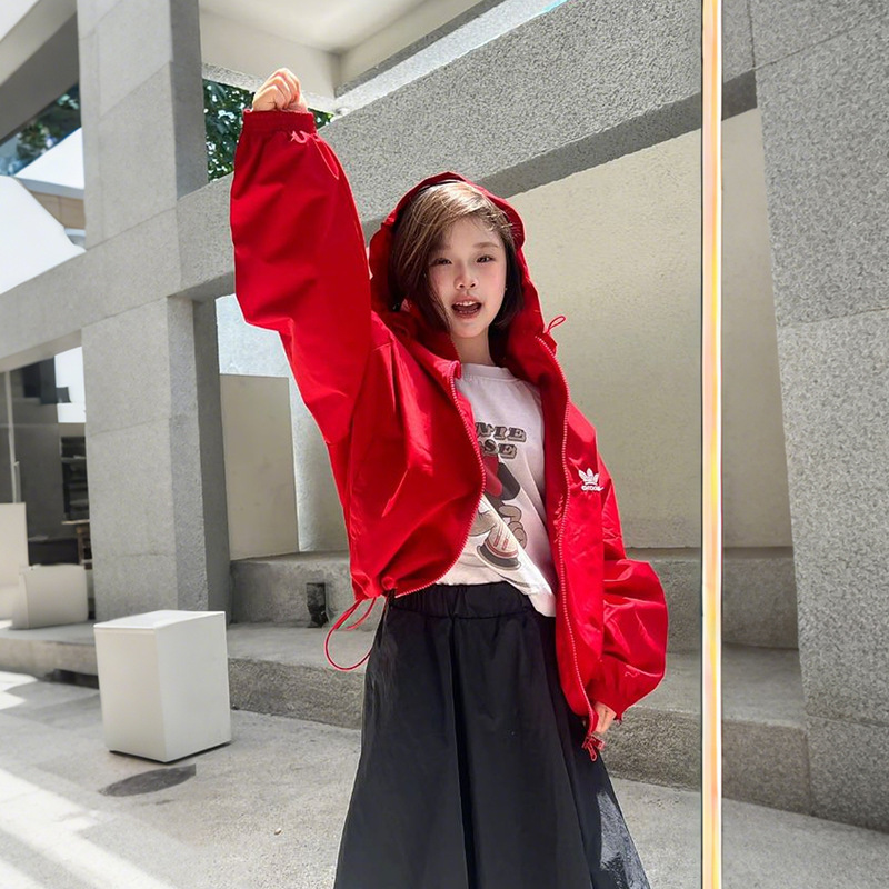 女童外套儿童冲锋衣连帽春秋装2025新款运动休闲学院风大童夹克潮|undefined