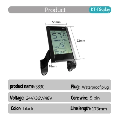 Elektromobil cihazları modification accessories LCD-S830