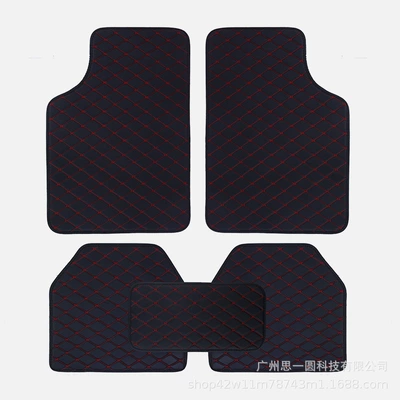 Universal Foot Pad trade temu Amazon car - black-red-line-02