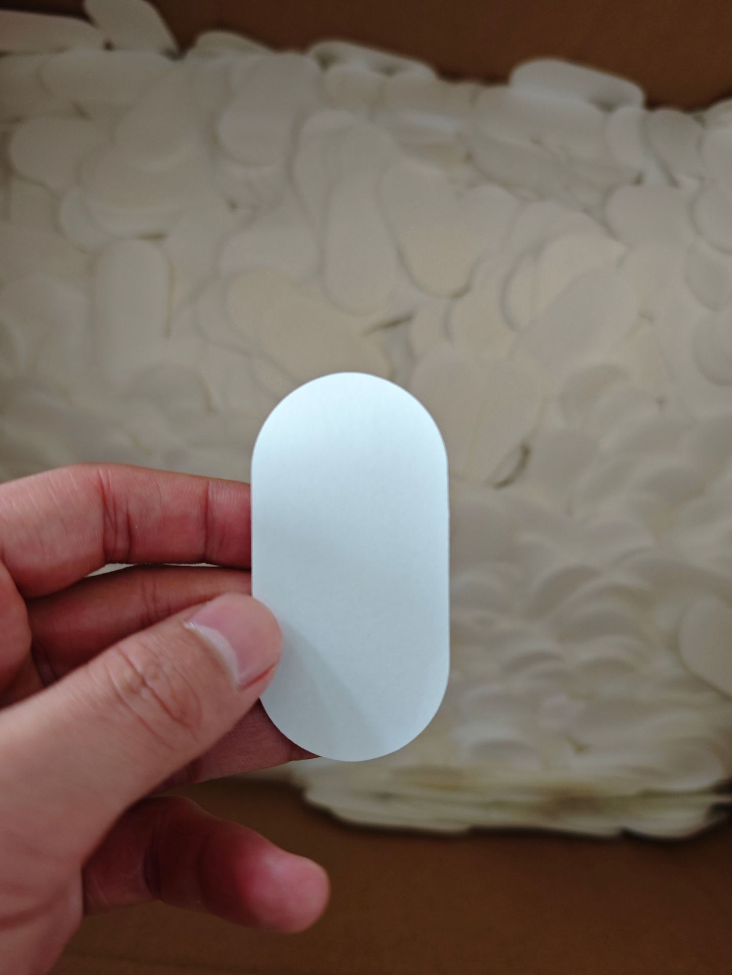 En stock 5cm ronda nano adhesivo de doble cara Parche transparente de alta viscosidad ronda dispensación decoración del coche fijo adhesivo extraíble