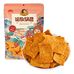 刺猬阿甘花椒锅巴75g/袋网红零食小包装小吃休闲食品【q】