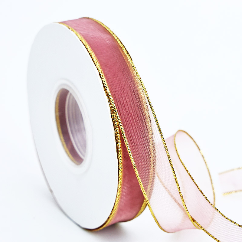 Caja de regalo de hilo de nieve de alambre de oro, pastel de flores, hilo de nieve hecha a mano, barra de DIY, accesorios, cinta de flores