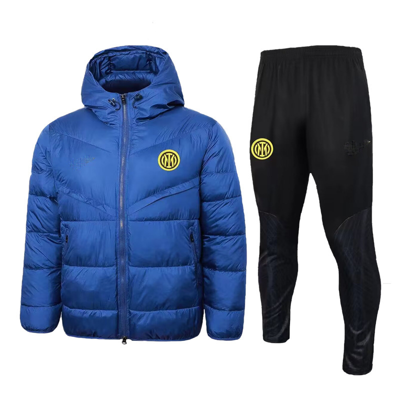 チェルシーアーセナルホット刺ポルト冬綿入れサッカートレーニング服運動装備帽子付き保温綿入れ|undefined